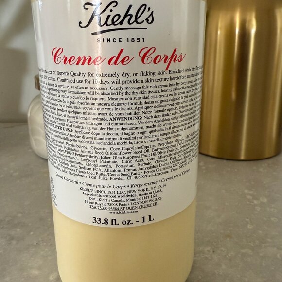 Keihl's Creme de Corp s 1L (33.8oz)- NWT - Picture 2 of 7